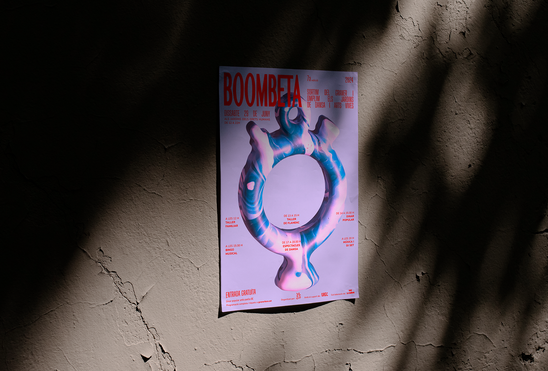 Diseño de cartel Boombeta Graner