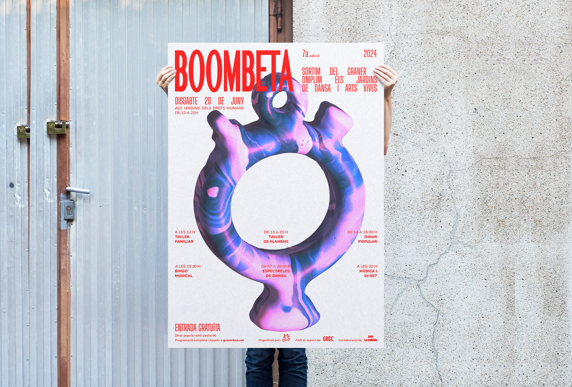 Diseño de cartel Boombeta Graner